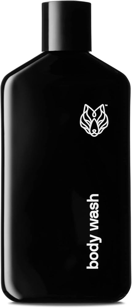 Black Wolf Charcoal Powder Body Wash Men - 10 Fl Oz Paraben-Free Mens Body Wash - Salicylic Acid ... | Amazon (US)