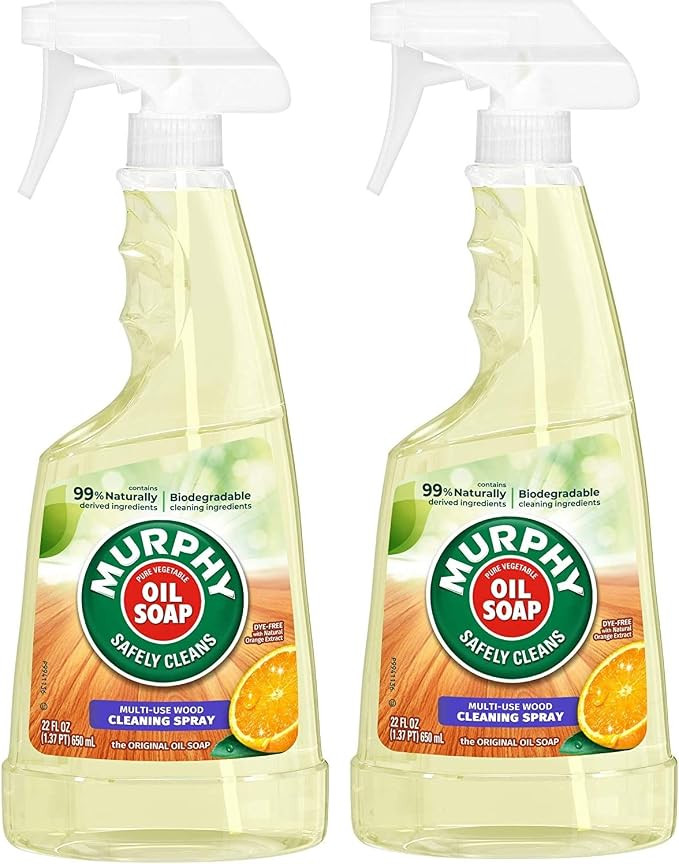 Murphy Oil Multi-Use Wood Cleaner Spray with Orange Oil, 22 Fl Oz (Pack of 2) | Amazon (US)