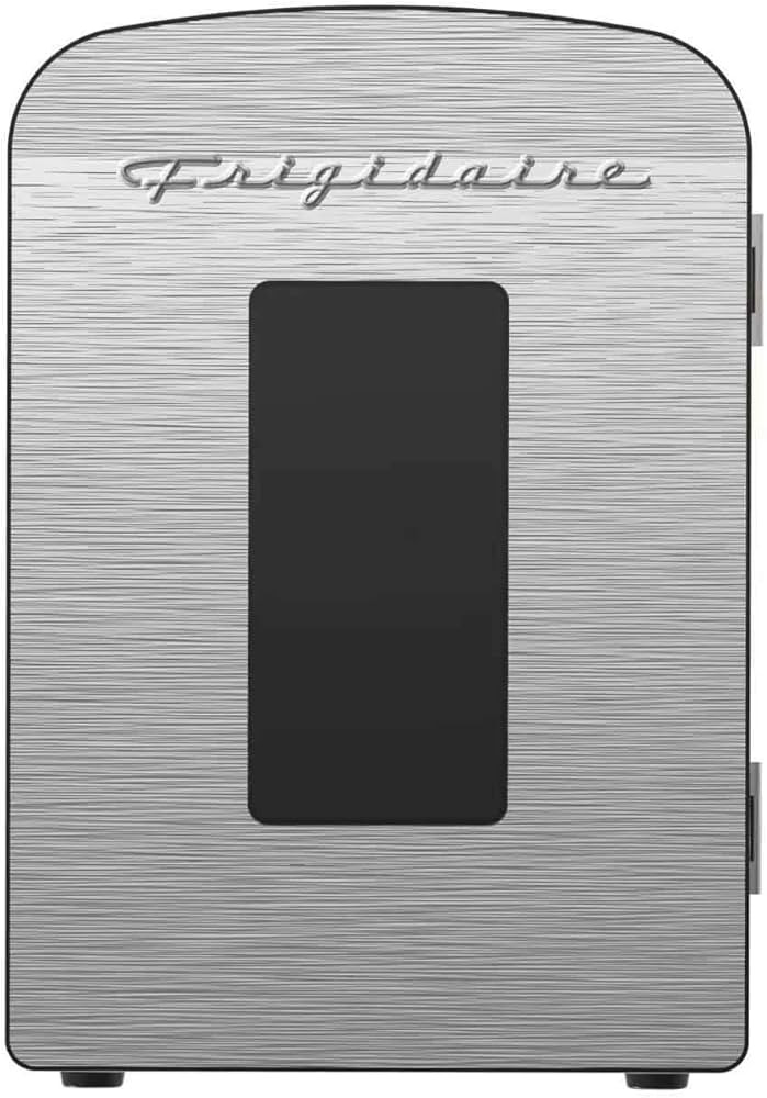 Frigidaire Portable 9-Can Mini Cooler Fridge, 5L, Brushed Stainless Rugged, Window, EFMIS189-SS, ... | Amazon (US)