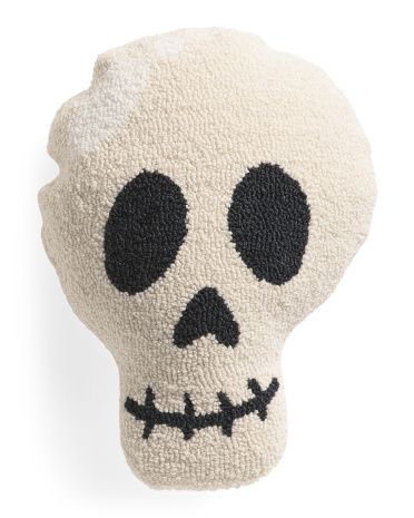 14x18 Skull Hooked Pillow | Throw Pillows | Marshalls | Marshalls