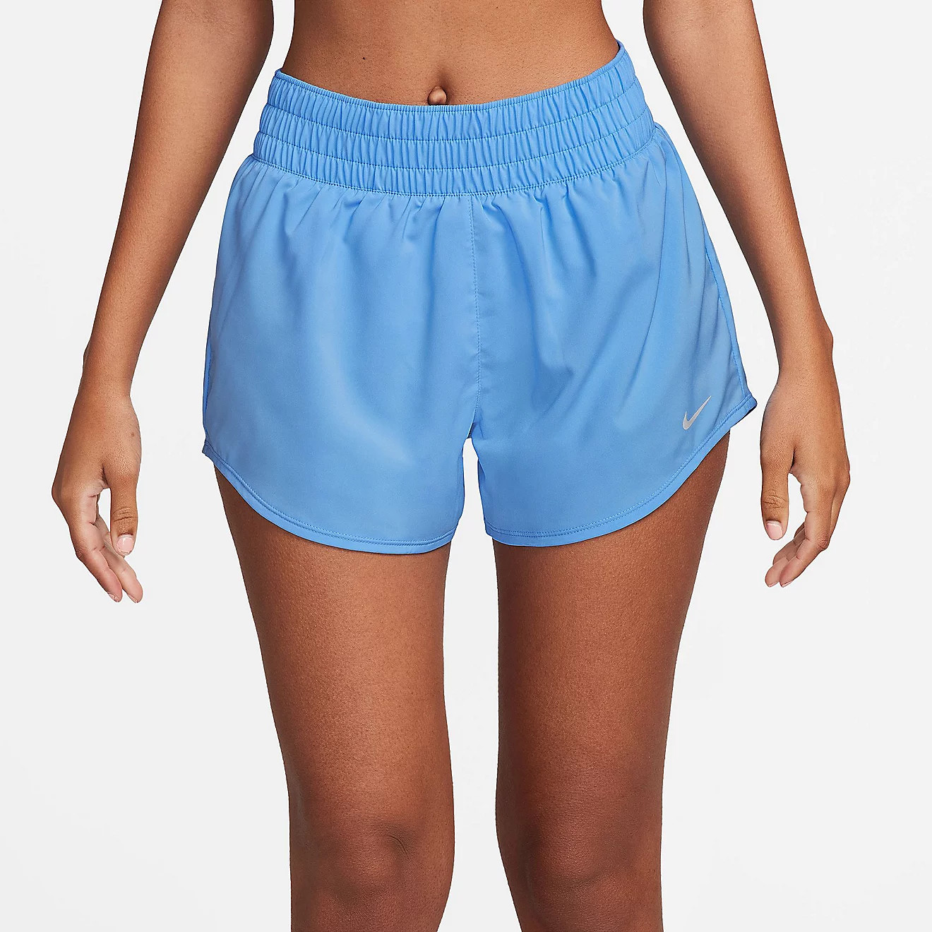 Nike Women's One Dri-FIT Mid-Rise Shorts 3in | Academy | Academy Sports + Outdoors