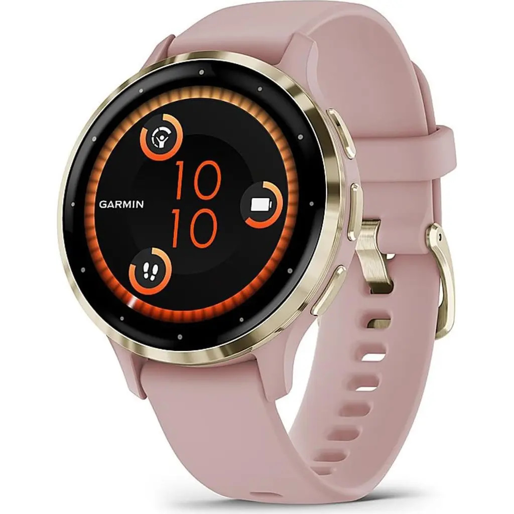 Garmin Venu 3s GPS Fitness Smartwatch 41mm in Dust Rose at Nordstrom | Nordstrom