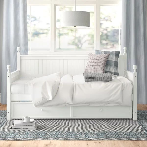 Antonett Solid Wood Daybed with Trundle | Wayfair North America