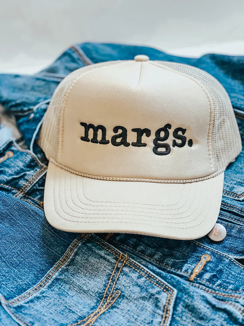 Margs Trucker Hat - Custom Colors - Foam Vintage Trucker Hat Unisex Adult Size | Etsy (US)