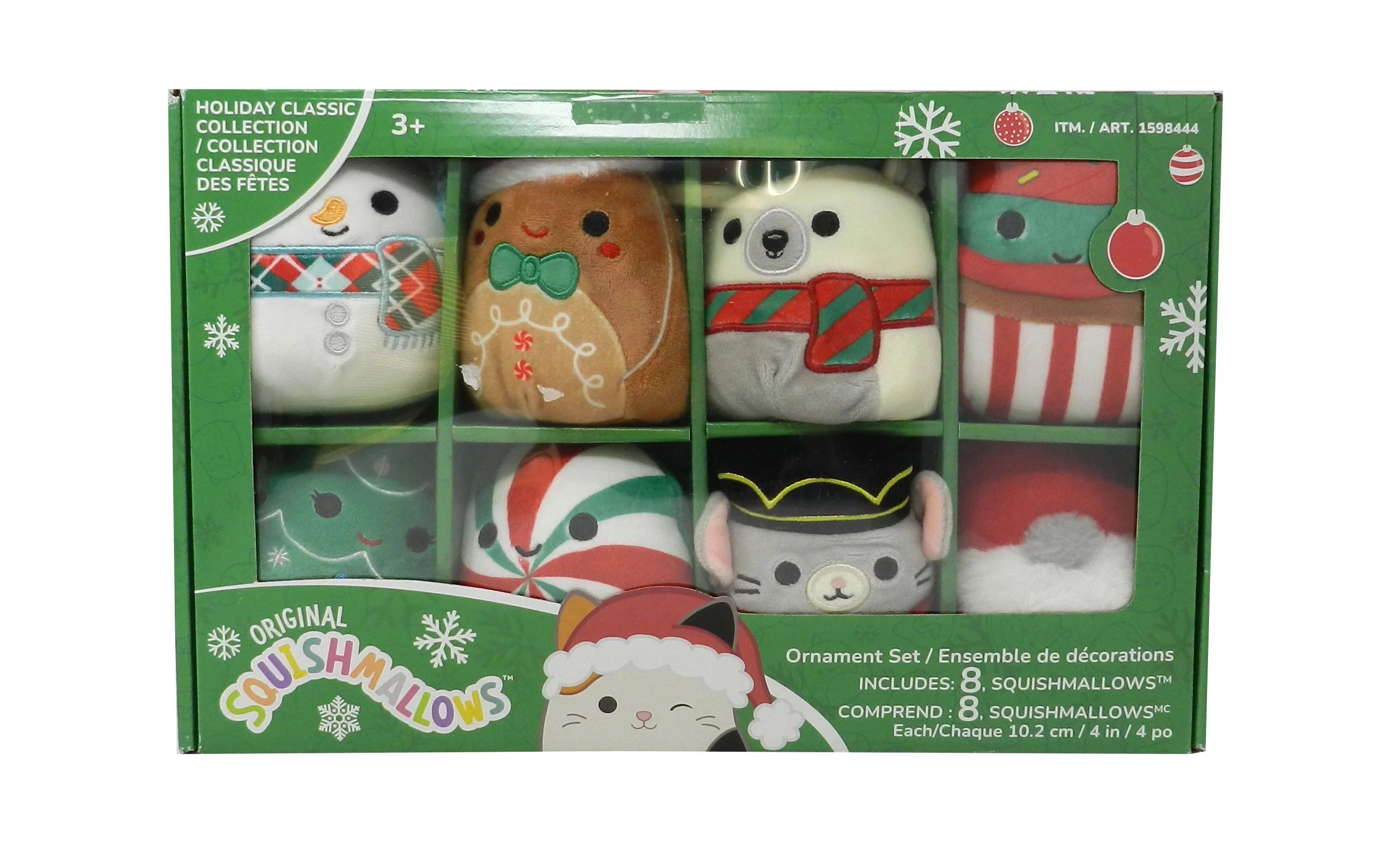 Official Squishmallow 4” Ornaments 8-pack | Walmart (US)