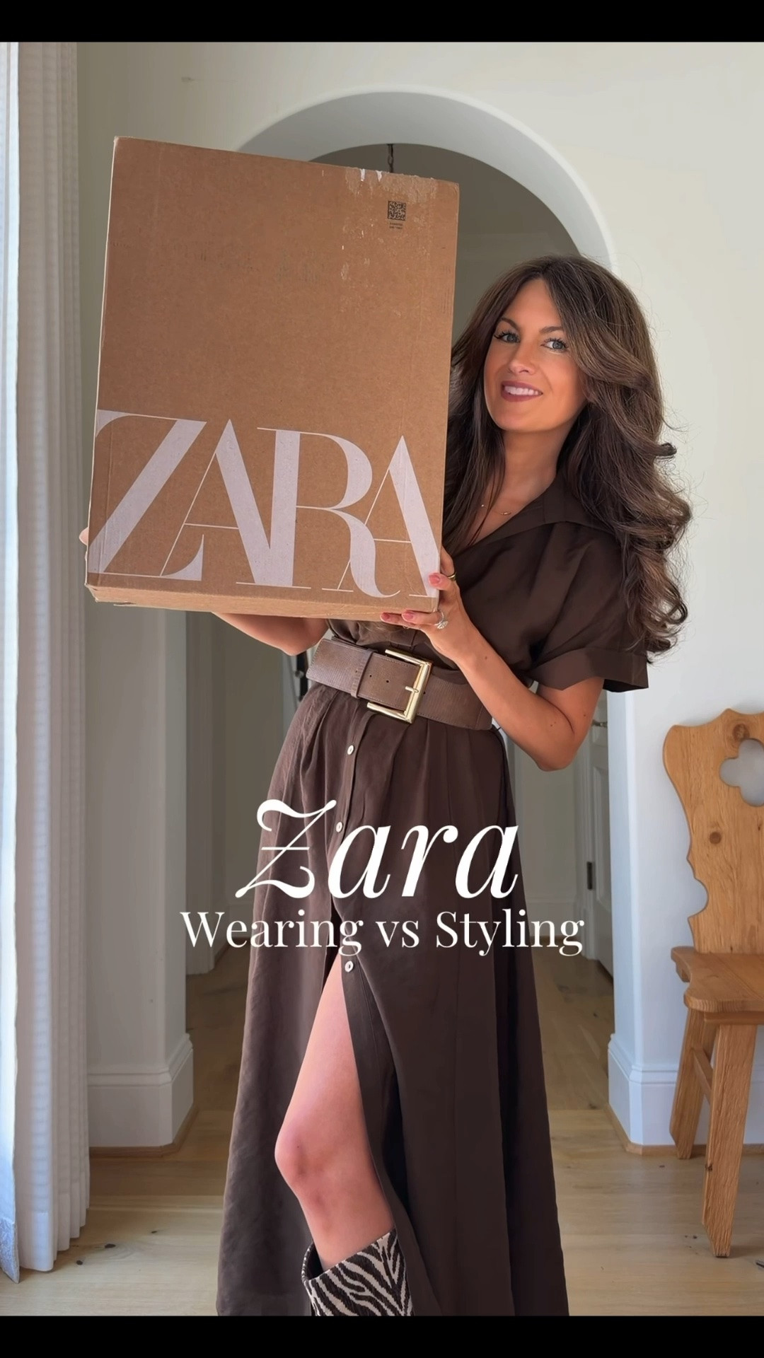 Zara wearing vs styling! Everything is true to size except for the jeans - size up one size in those! 🤍

#LTKgrwm