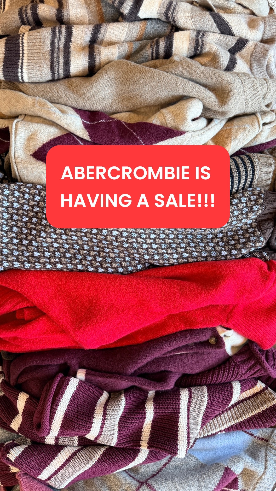 **stackable code expired 10/11** 
@abercrombie is having a sale on selected sweater AND i have an exclusive stackable code for you! click on a product below use code AFLTK for an extra 20% off sitewide. ❤️


abercrombie sale. fall fashion 2026. effortless style. midlife style. over 40 style. fall style. aerie style. sweater weather. fall sweater. fall cardigan. cool mom style. fall fashion 2026. midlife style. workwear. office wear.

Comment SHOP below to receive a DM with the link to this post on my LTK ⬇ https://liketk.it/6pAoz