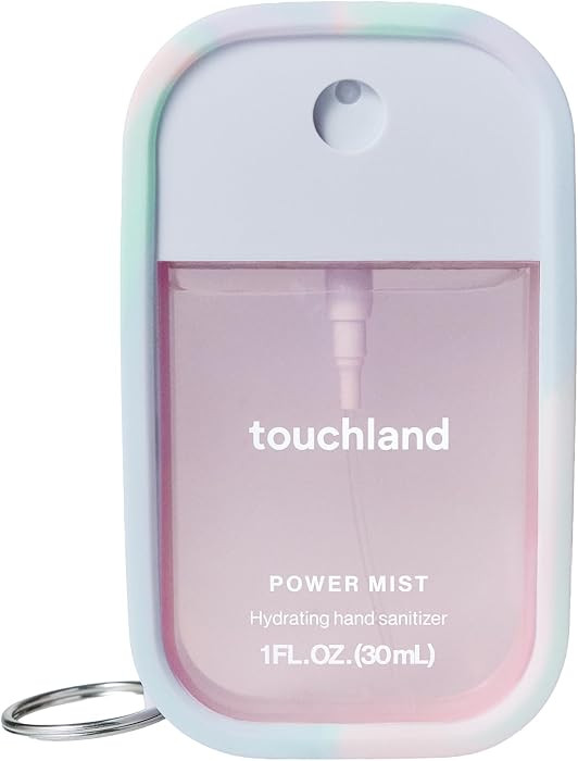 Touchland Cotton Candy Hand Sanitizer Mist & Matching Case Set, Travel Size | Amazon (US)