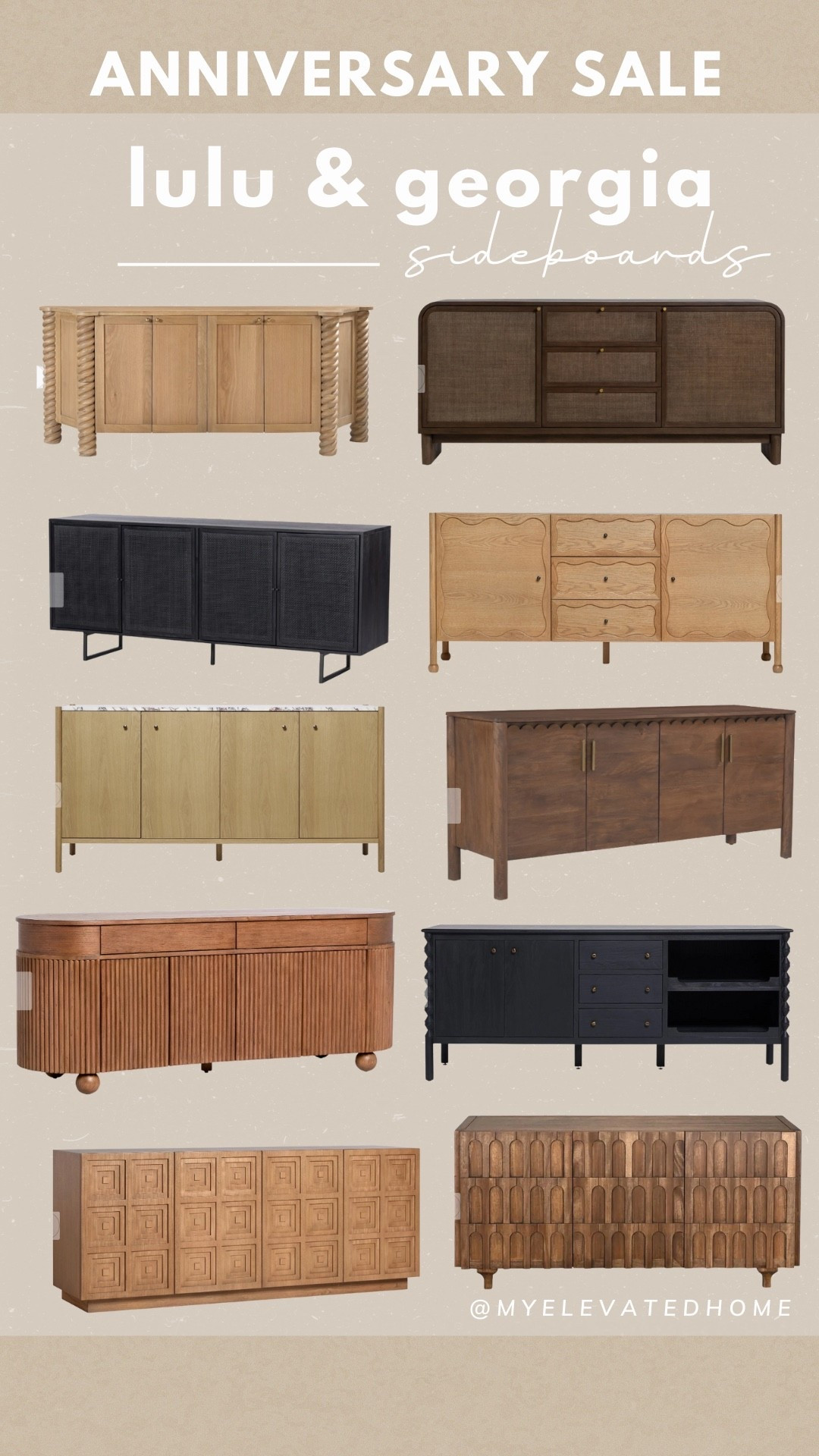 Lulu & Georgia anniversary sale! So many good pieces up to 25% off! Loving all these sideboards! 

#LTKHome