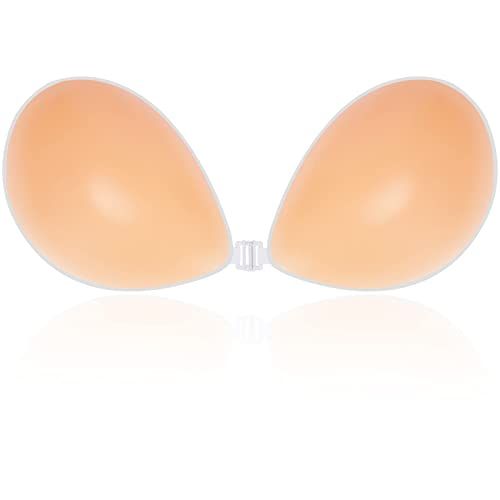 Adhesive Bra Strapless Sticky Invisible Push up Silicone Bra for… | Amazon (US)