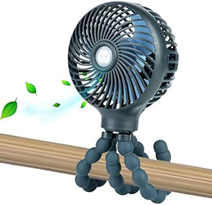 Mini Handheld Personal Portable Fan, Baby Stroller Fan, Car Seat Fan, Desk Fan, with Flexible Tri... | Amazon (US)