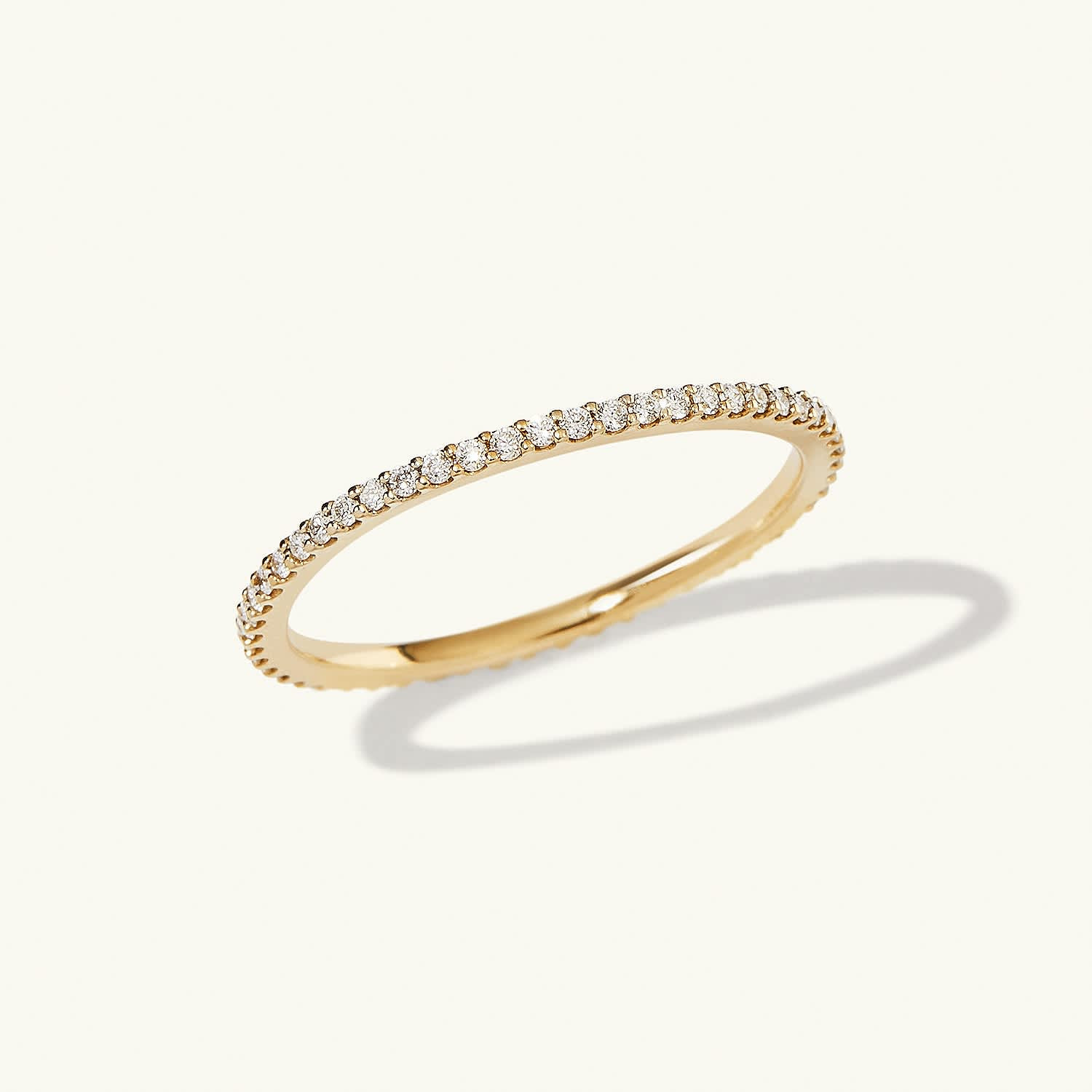 Slim Diamond Eternity Band | Mejuri Fine Crew