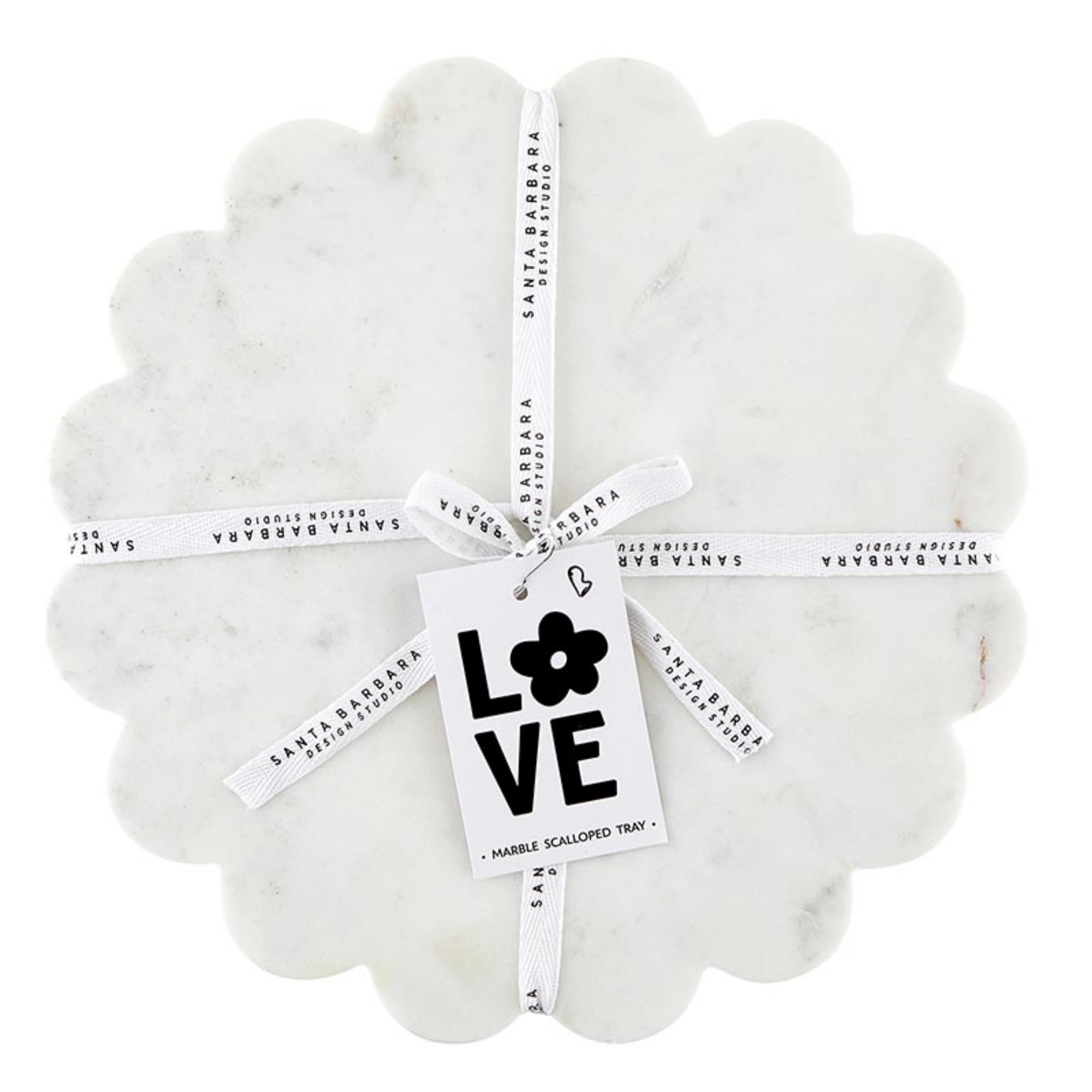 Santa Barbara Design Studio Marble Charcuterie Boards Cheese Board Round Scalloped Cutting Board,... | Amazon (US)