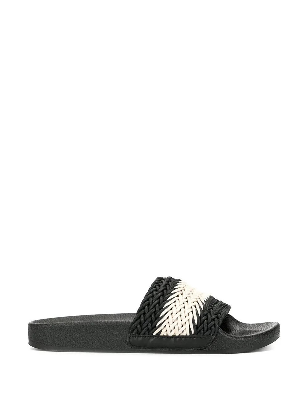 Senso Ezra woven slides - Black | Farfetch Global