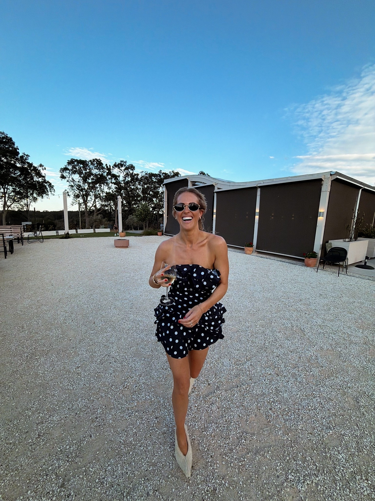 This dress is so flattering and fun to wear! I’m wearing size 8
Shoes: Camilla & Marc