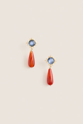 Blue Multi Via Earrings | Tuckernuck (US)