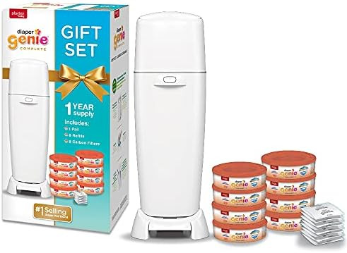 Playtex Diaper Genie Baby Registry Set, Includes 1 Diaper Genie Complete Diaper Pail, 8 Diaper Genie | Amazon (US)