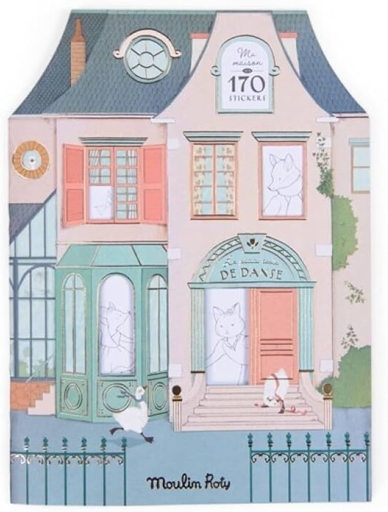 Moulin Roty The Little School Of Dance Coloring Book and Sticker Book with 170 Stickers - Ballet ... | Amazon (US)