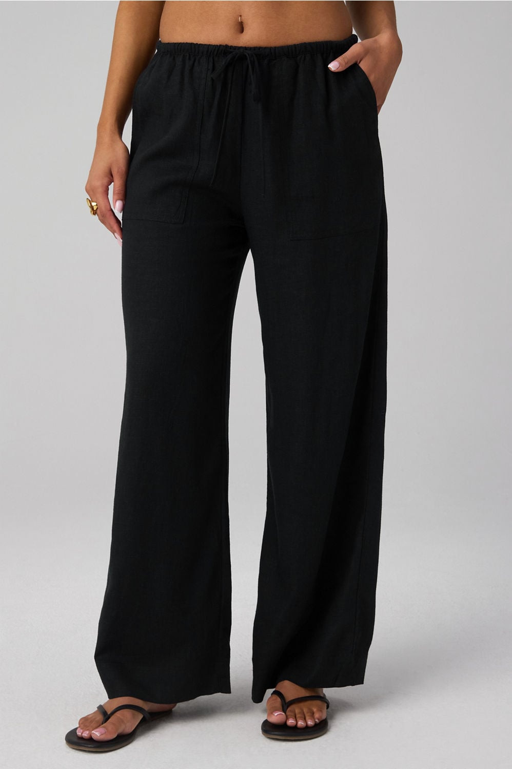 Lifestyle Linen Straight Leg Pant | Fabletics