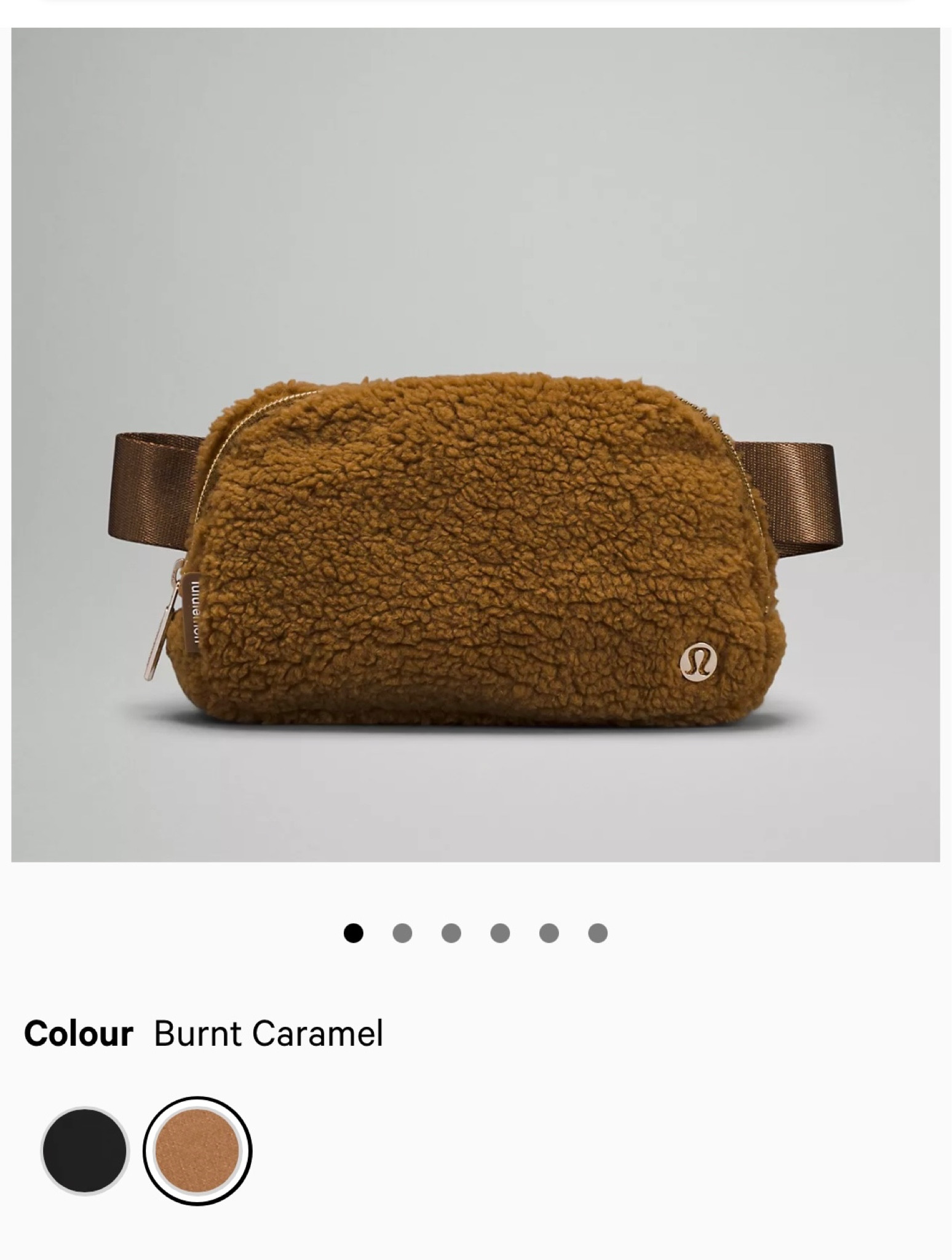 Sherpa fleece belt bags in stock at Lululemon 💕 Black + marigold are both beautiful colors for the fall 🍁

#LTKSeasonal #LTKunder100 #LTKunder50