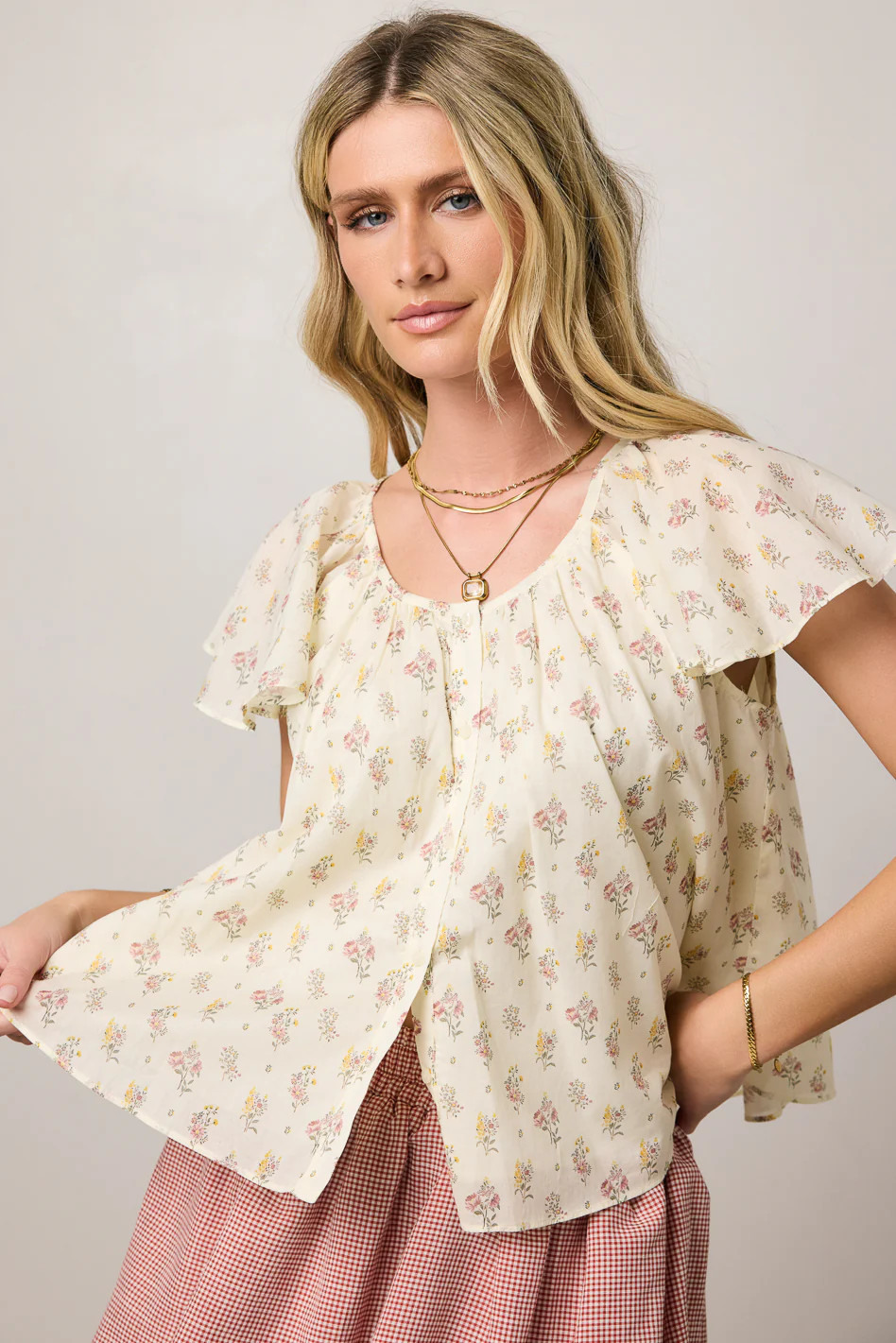Terry Floral Blouse | Böhme US