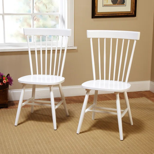 Roudebush Solid Wood Dining Chair (Set of 2) | Wayfair North America