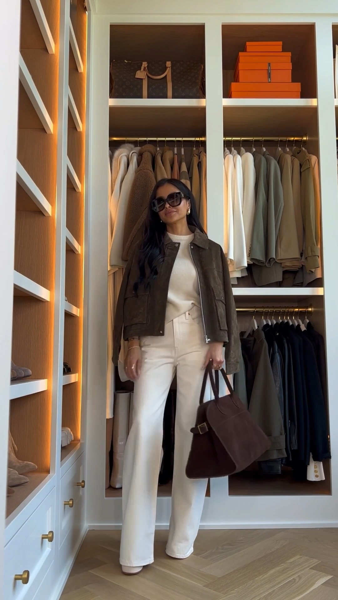 Zara winter outfit 
Zara leather / suede jacket wearing an XS - back in stock 
Zara white  sweater wearing an XS
Levi’s off white jeans wearing a 24
Amazon brown suede bag 

#LTKSeasonal #LTKFindsUnder100 #LTKgrwm