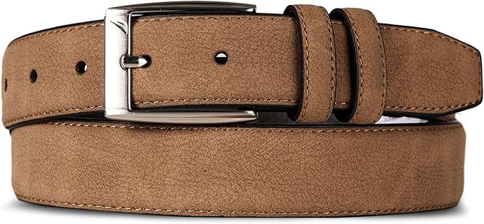 Nautica Men's Casual Leather Belt | Everyday | Classic | Pants | Jeans | Khakis | Chinos | Metal ... | Amazon (US)