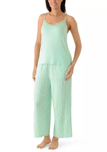 Women's Lace Tank Top and Pants Pajama Set | Belk
