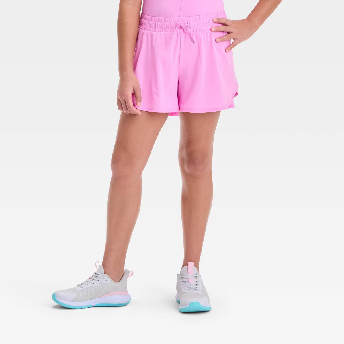 Girls' Flowy Shorts - All In Motion™ Berry Pink S | Target
