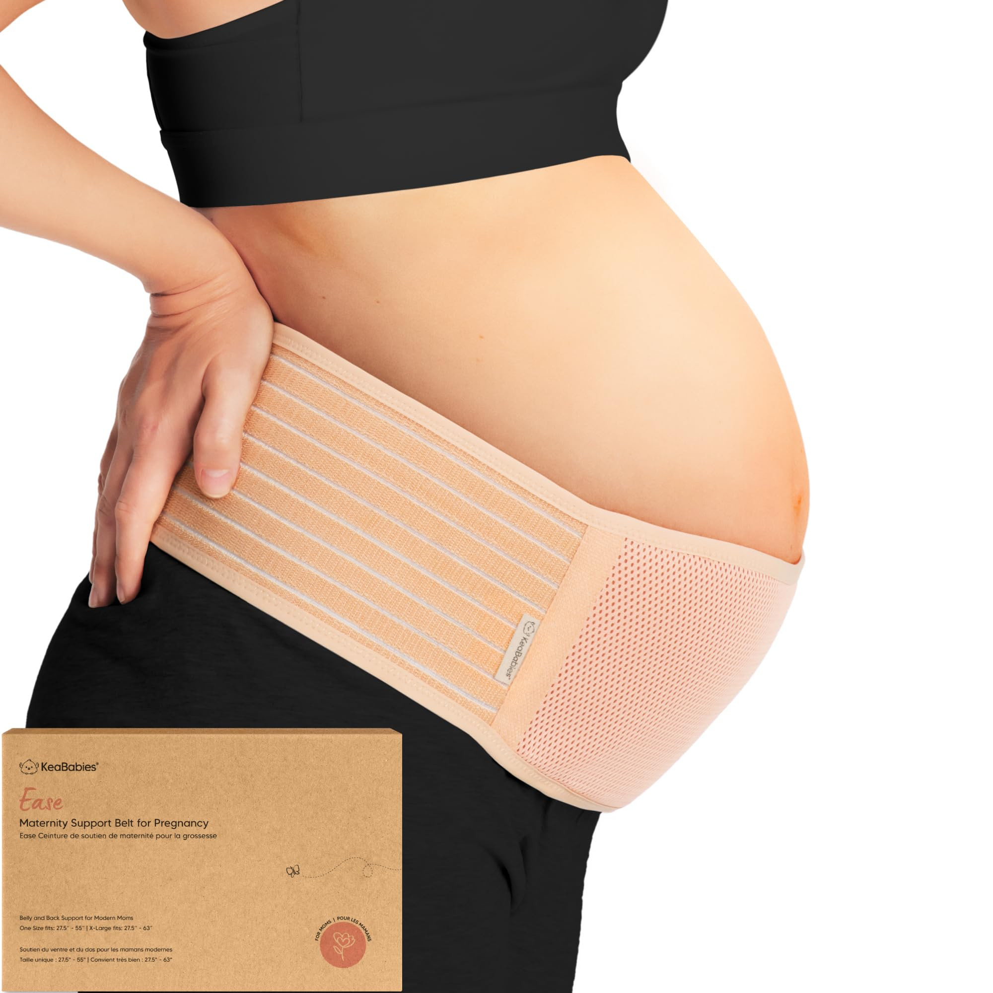 KeaBabies Maternity Belly Bands for Pregnant Women - Soft & Breathable Pregnancy Belly Support Ba... | Amazon (US)