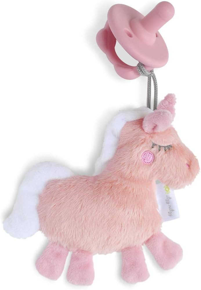 Itzy Ritzy Pacifier & Lovey Set - Includes Silicone Pacifier with Stuffed Animal Lovey - Detachab... | Amazon (US)