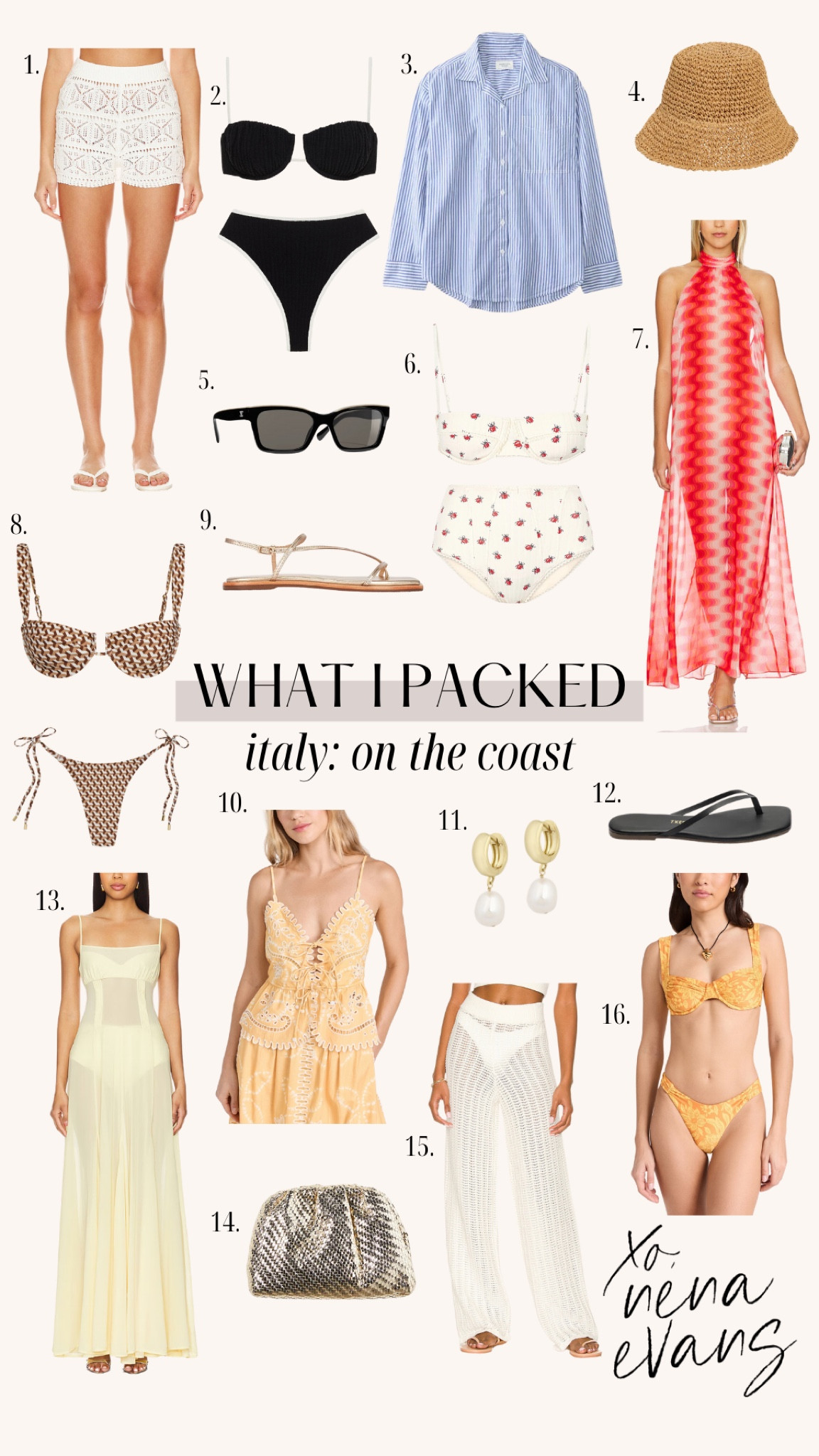 What I packed for Italy: on the coast 🌊🇮🇹


Italy outfits 
Positano outfit
Summer outfit 
Spring outfit 
Europe outfit 
Amalfi coast

#LTKeurope #LTKstyletip #LTKswim