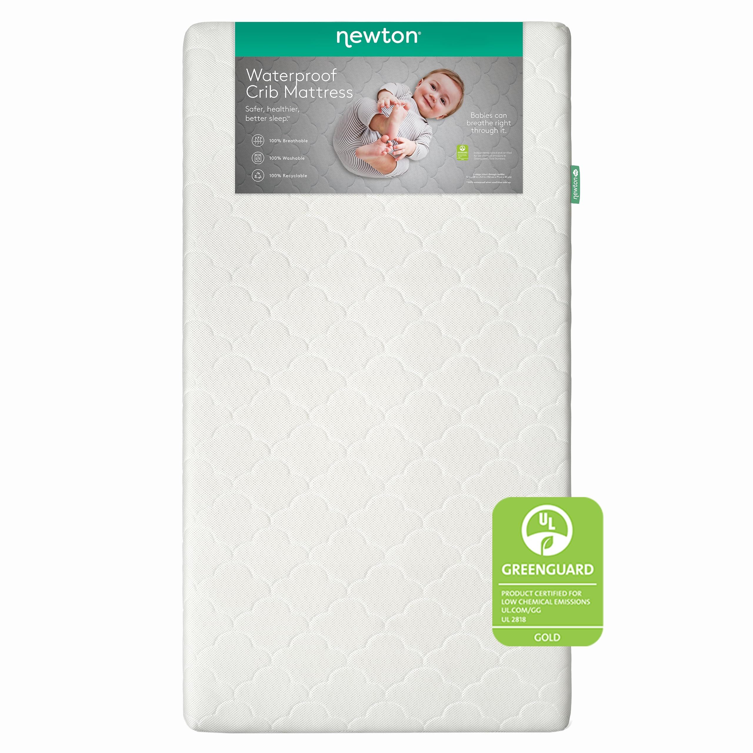 Newton Baby Crib Mattress and Toddler Bed - Waterproof - Ultra-Breathable Proven to Reduce Suffoc... | Amazon (US)
