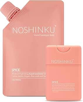 Noshinku Pocket Hand Sanitizer Refill Kit (Spice) | Amazon (US)