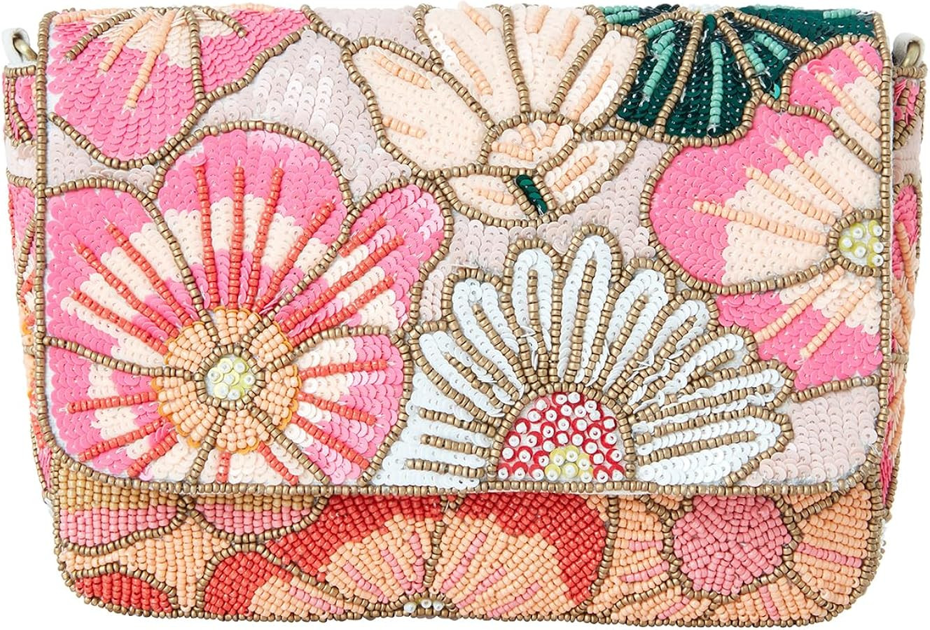 Joe Browns Women's Luxe Hand Beaded Floral Clutch Bag Handbag, Multi | Amazon (UK)