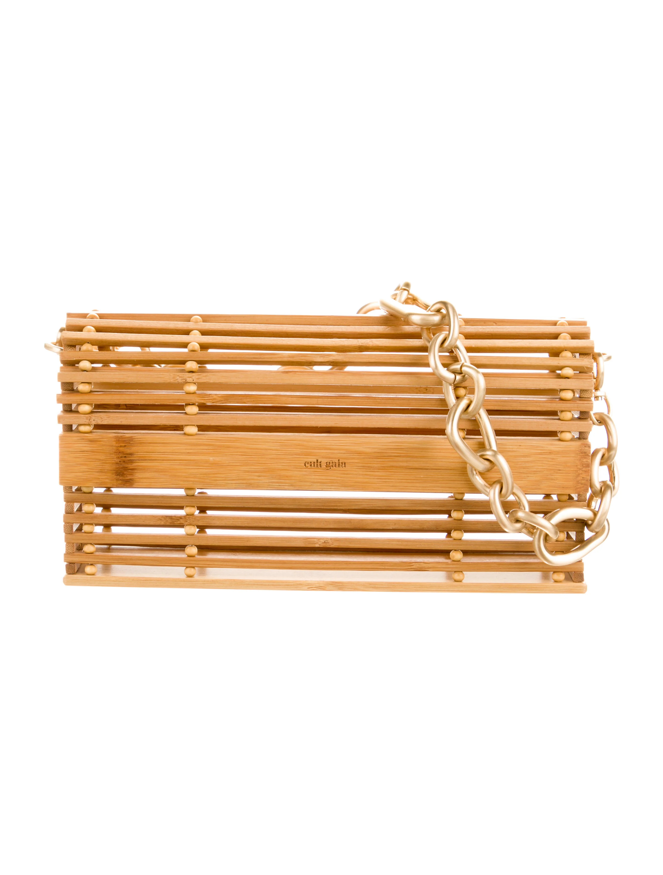 Chain-Link Bamboo Shoulder Bag w/ Tags | The RealReal