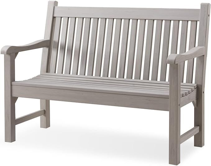 Psilvam Garden Bench, 2-Person Poly Lumber Patio Bench, All-Weather Outdoor Bench That Never Rot ... | Amazon (US)