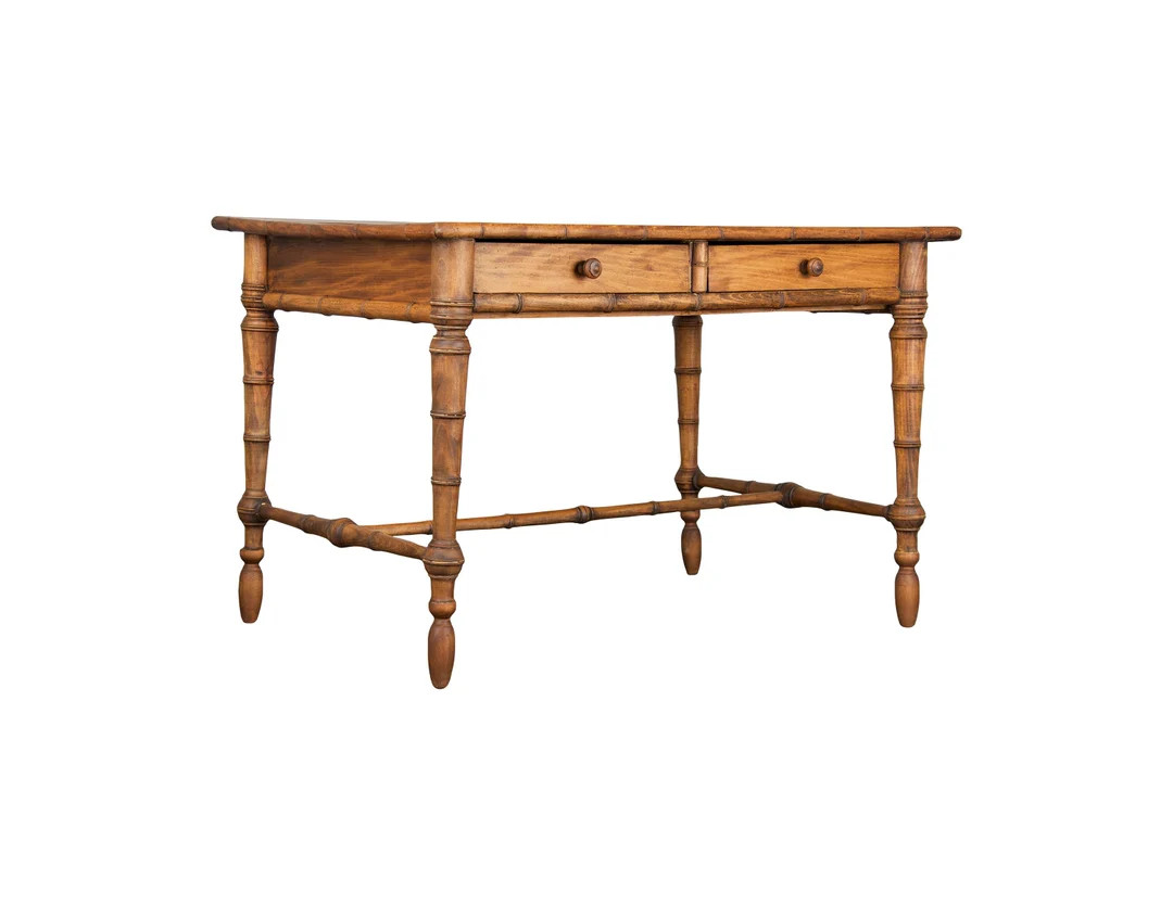 Antique French Provincial Faux Bamboo Writing Desk - Etsy | Etsy (US)
