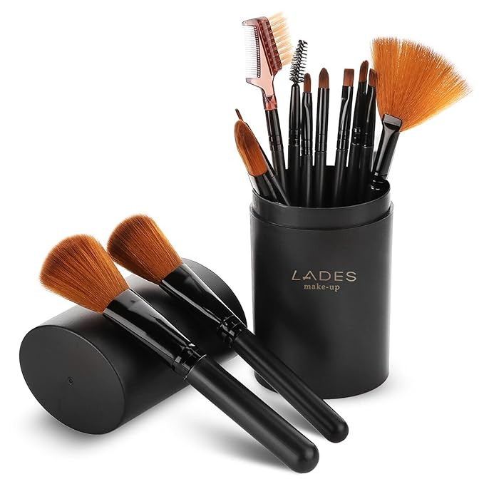 Makeup Brush Sets - 12 Pcs Makeup Brushes for Foundation Eyeshadow Eyebrow Eyeliner Blush Powder ... | Amazon (US)