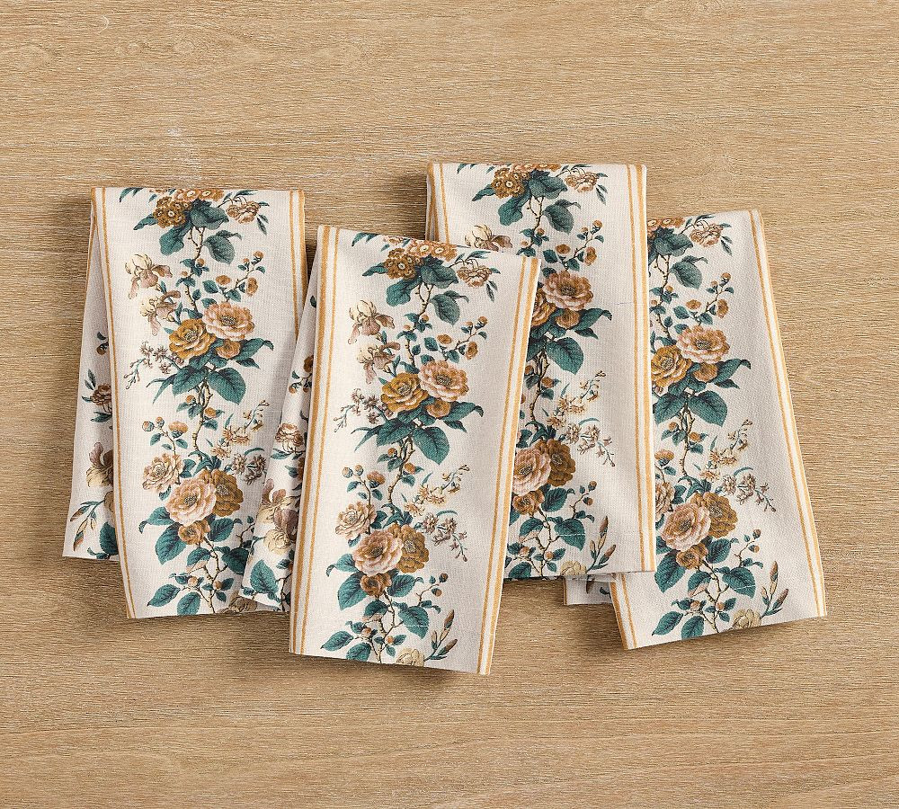 Calliope Cotton Napkins - Set of 4 | Pottery Barn (US)