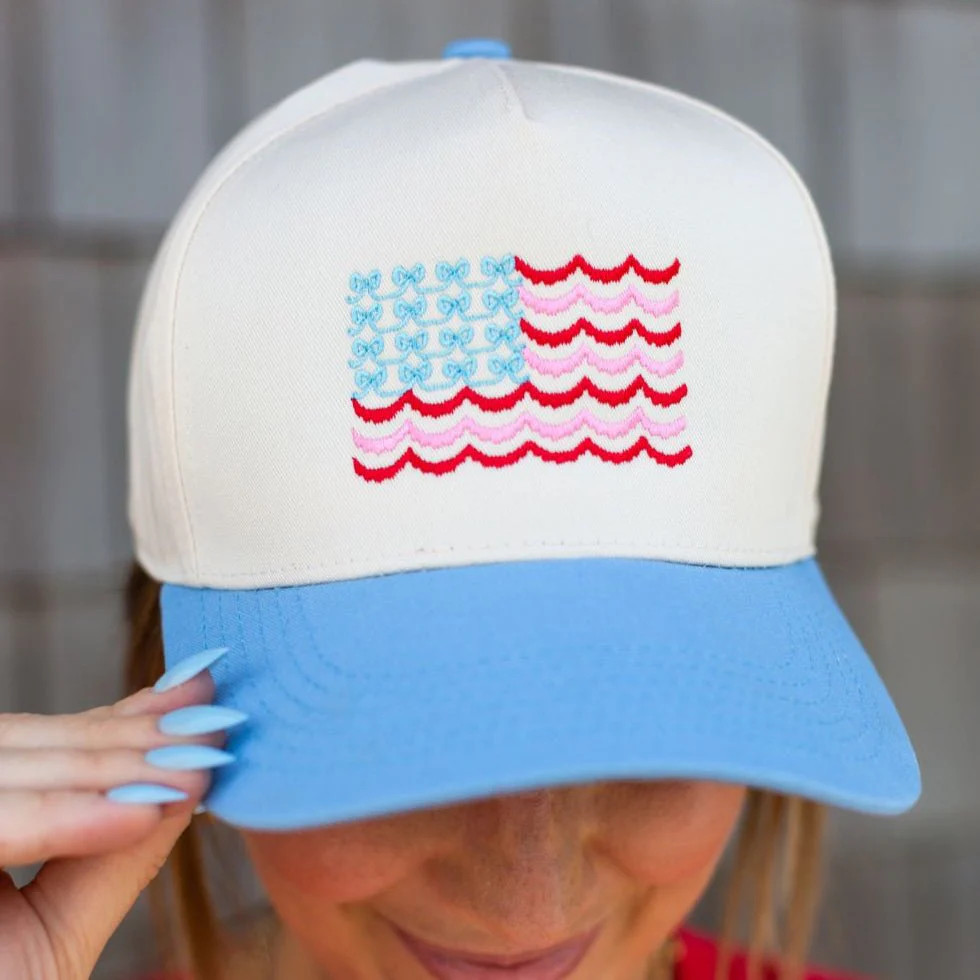 'The Preppy Patriot' Trucker Hat | United Monograms