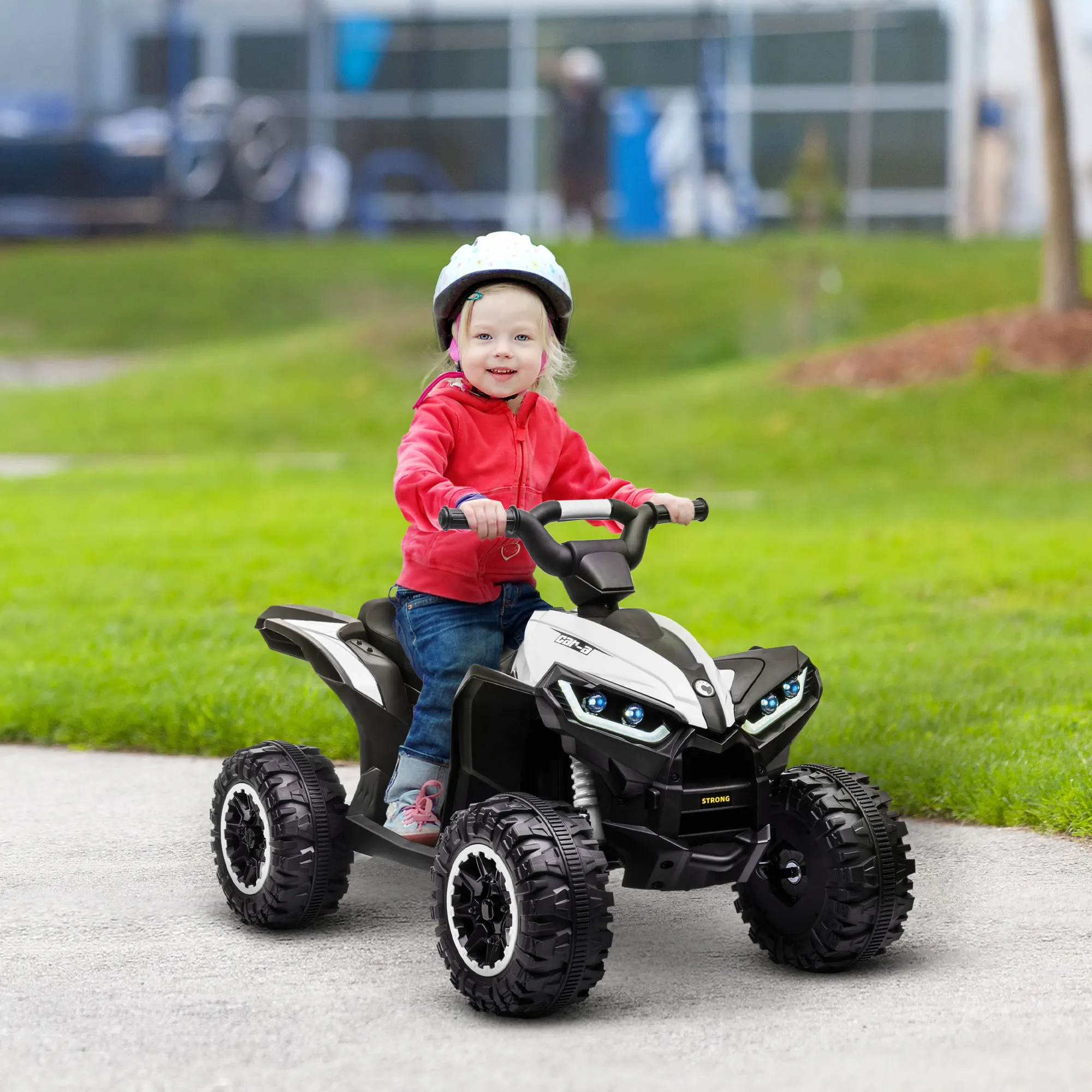 Toy Vehicles | 12V Quad Bike, Ride-On ATV w/ Forward Reverse Function Music | HOMCOM | Debenhams UK