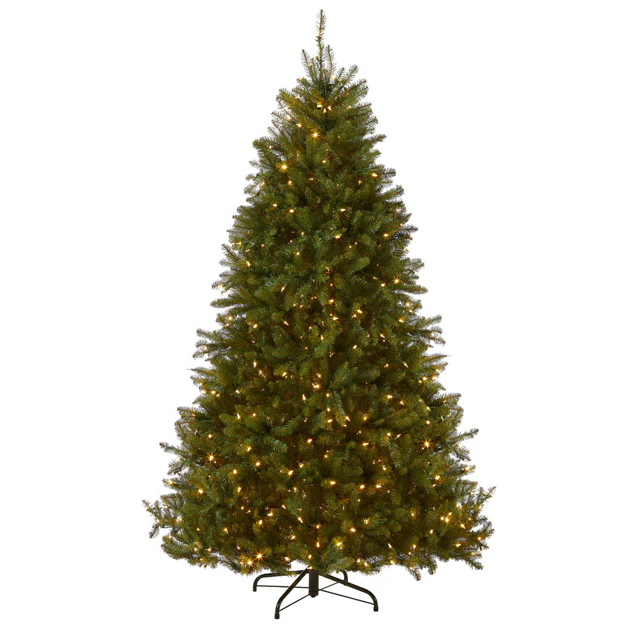 7.5 ft. Pre-Lit Dunhill Fir Tree with Dual Color LED Lights, Plug-In | National Tree Company