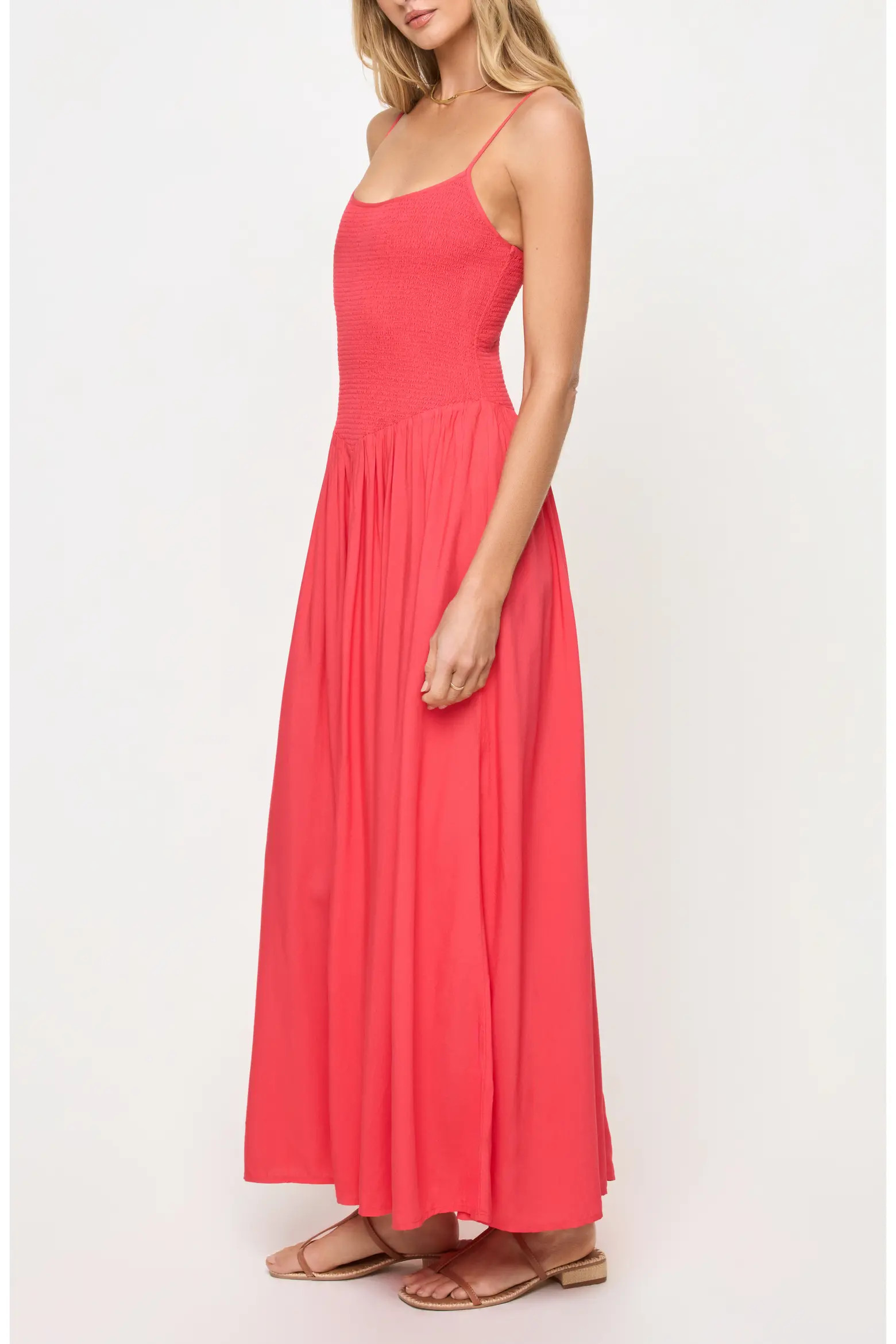 Misha Smocked Bodice Cover-Up Cotton Maxi Dress (Women) | Nordstrom | Nordstrom