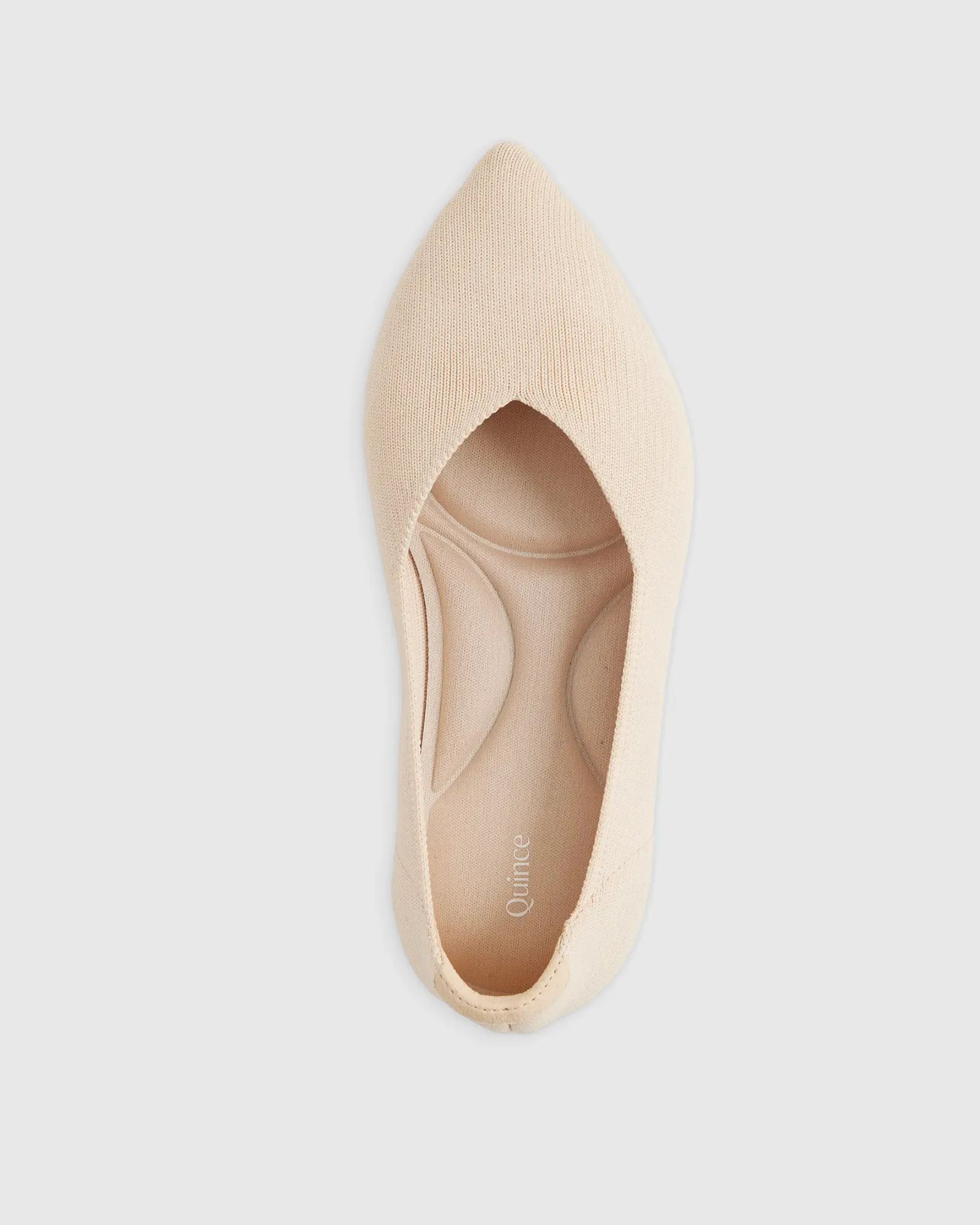 Washable Knit Pointed-Toe Flat | Quince