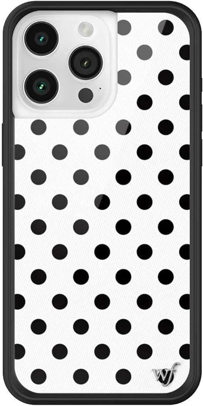 Wildflower Cases - Compatible with Apple iPhone 15 Pro Max | Protective Black Bumper, 4ft Drop Te... | Amazon (US)