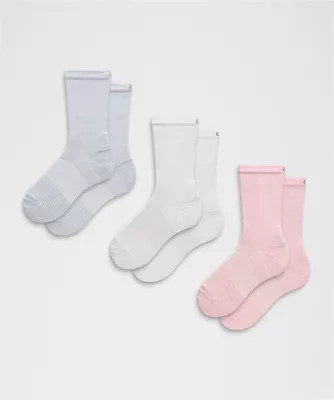 Unisex Power Stride Crew Socks   3 Pack | lululemon (AU)