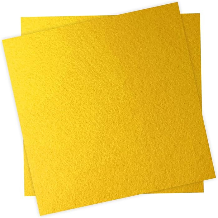 12" x 12" Felt Fabric Sheets for Crafts, 1mm Thick, Squares Felt Paper for Sewing Craft, Non-Wove... | Amazon (US)