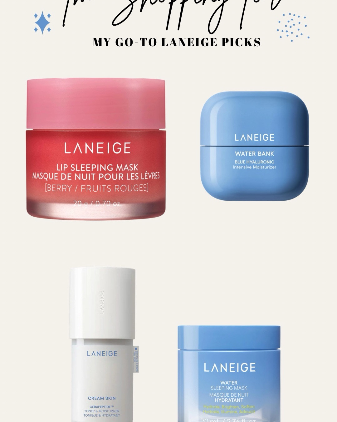 My Laneige favorites

#LTKGiftGuide #LTKFindsUnder100 #LTKBeauty